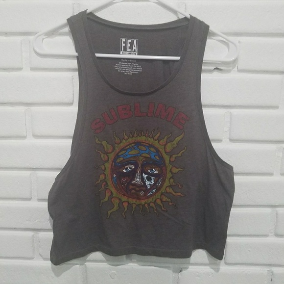 fea Tops - Sublime Gray Band Tank S